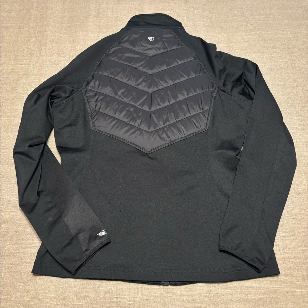 LACC GOLF STRAIGHT DOWN Black Performance Jacket - Picture 3 of 4